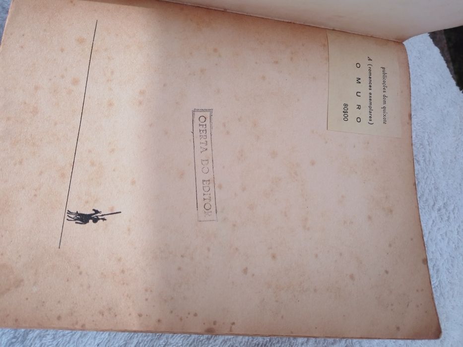 O muro-John Hersey-Dom Quixote-1 edicao-15E- Calçadeira - 2E Desde 2E.