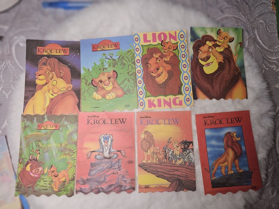 Karteczki do segregatora Król Lew