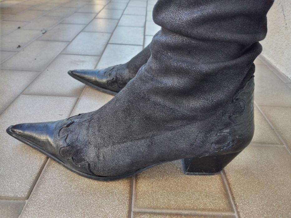 botas de cano alto, tamanho 38