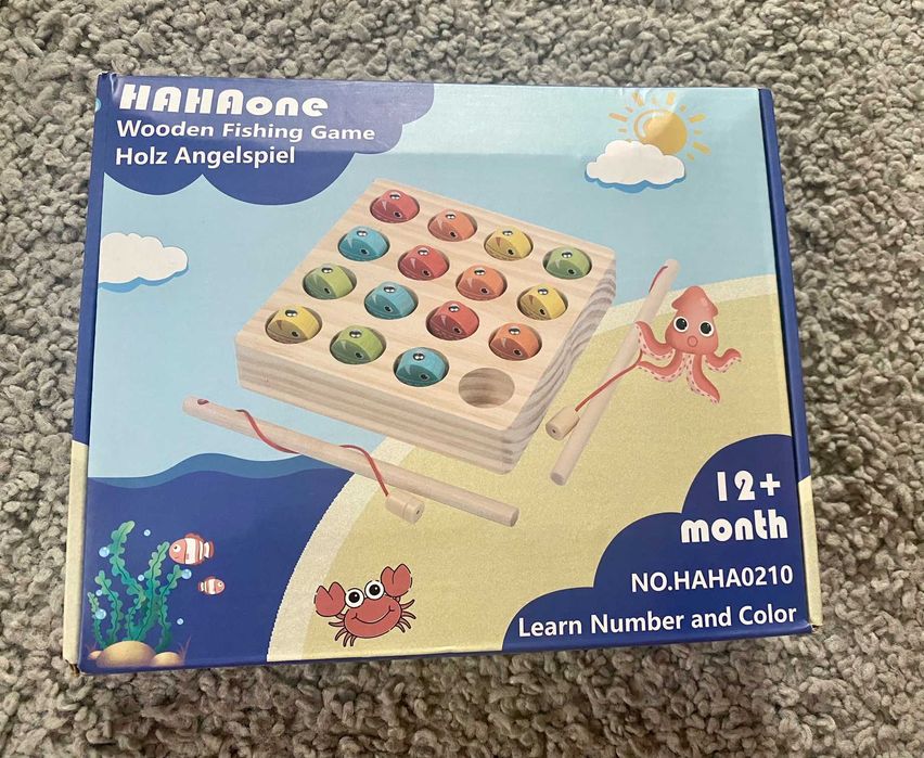 Дерев’яна іграшка «Рибалка»