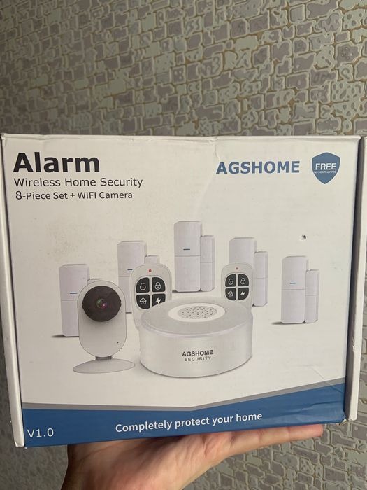 Розумна WIFI smart сигналізація з камерою AGSHome