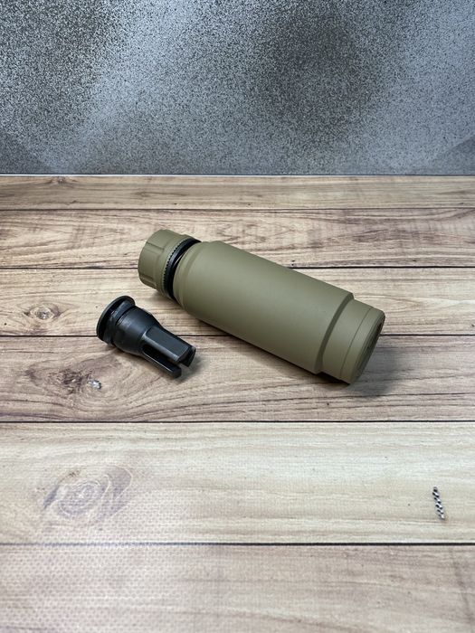 Глушник швидкознімний DEMO K1 5,56 короткий для AR15, M4, M16