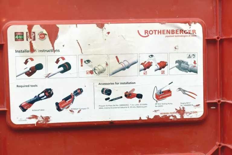 zaciskarka do rur Rothenberger Romax Compact TT