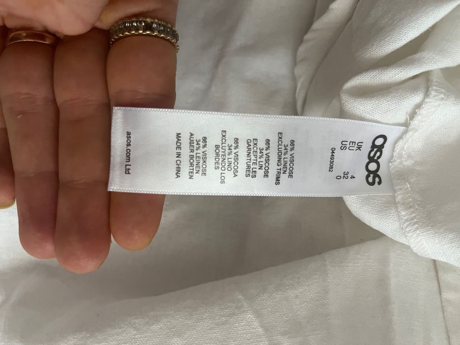 sukienka asos haft