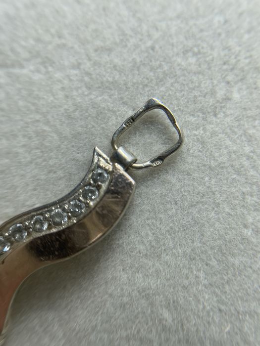 Продаю срібний браслет з золотими напайками