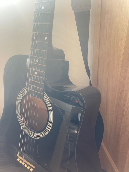 Viola acústica preta