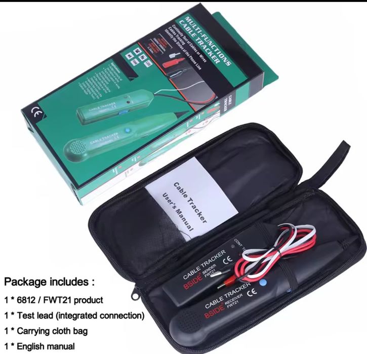 Testador de Cabos/Continuidade c/ Gerador de Tons NOVO