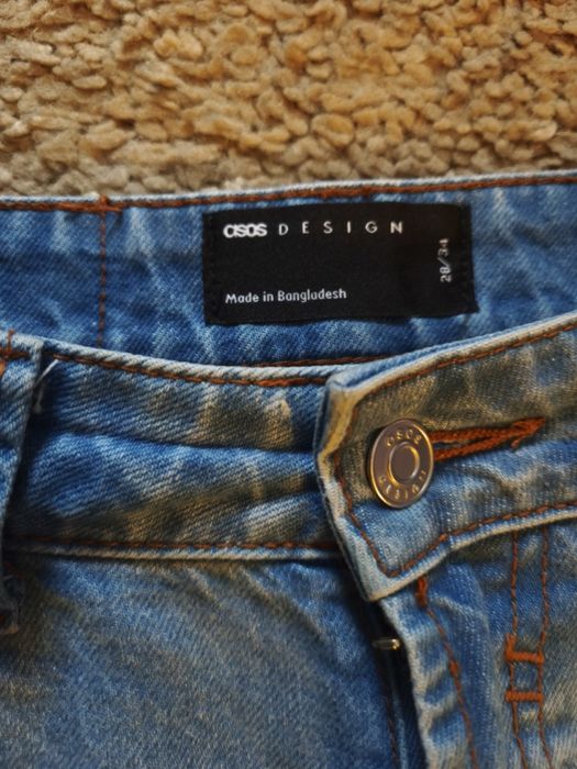 Nowe szerokie proste jeansy 28/34 ASOS