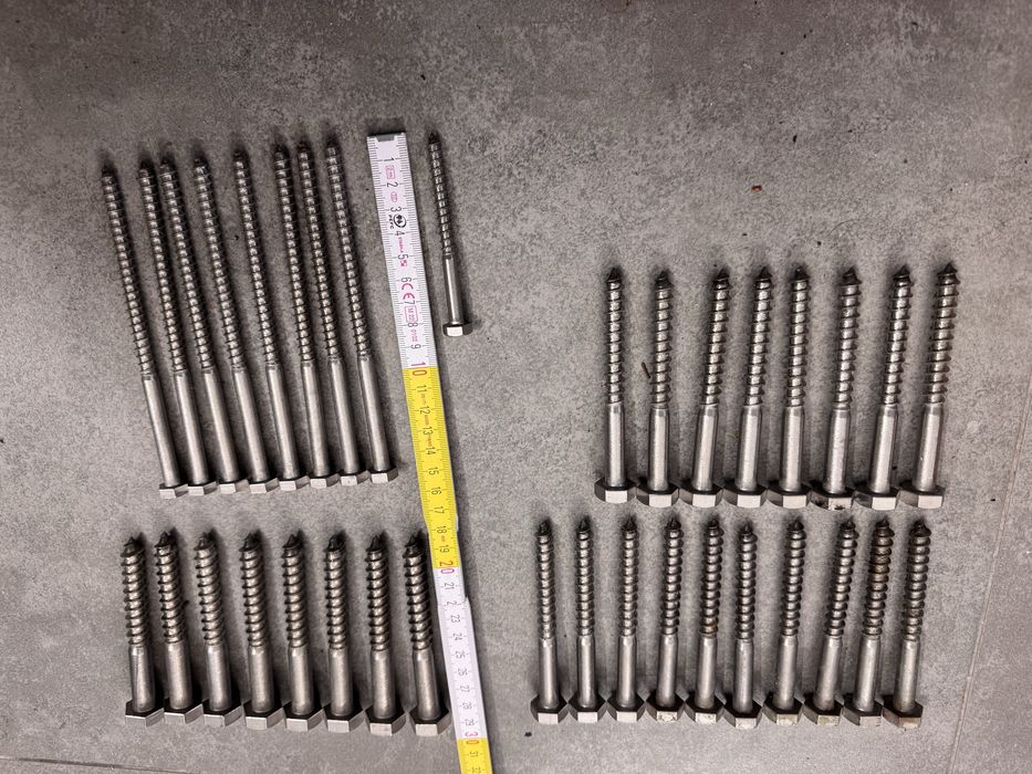 Wkrety do drzewa nierdzewne A2