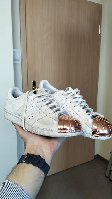 adidas superstar 80s metal cooper toe roz. 39 1/3