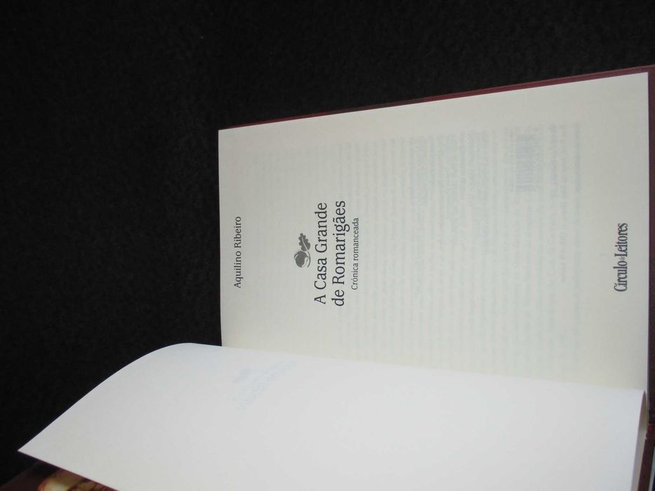 Livros Colecção Romances Completos Aquilino Ribeiro