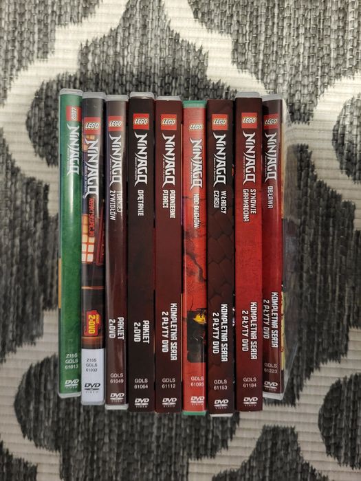 LEGO Ninjago DVD sezony 1-9 + odcinek specjalny