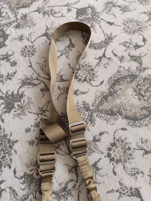Pas dwupunktowy bungee taktyczny khaki nowy asg