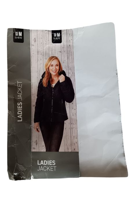 Damska kurtka pikowana z kapturem M (40/42) wodoodporna