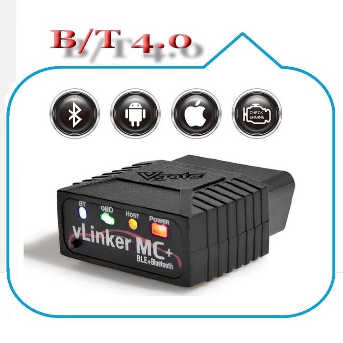 Сканер VGate vLinker MC+ ( и FS - MS ) Bt5 под iPhone-Ios Android Windows OBD2
