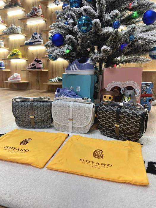 Сумка Через Плече GOYARD Pm Black / White / Grey