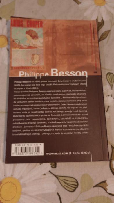 Babie lato. Philippe Besson