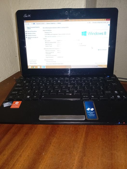 Mini Pc Asus com acessórios