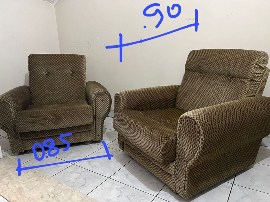 2 Poltronas Confortáveis e Resistentes