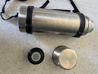 Garrafa termos de aço inox