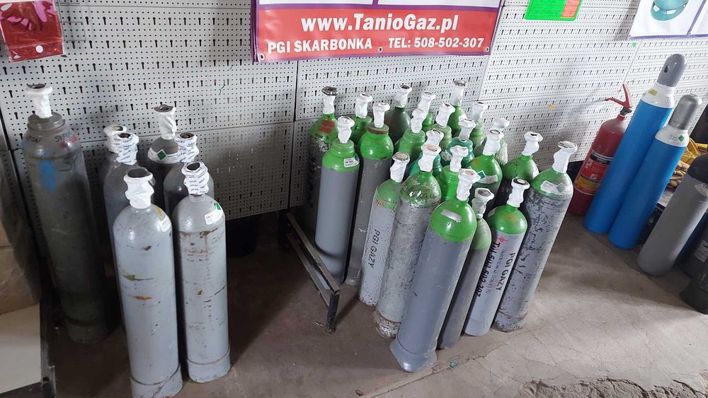 Gazy Techniczne __ Argon _ Mieszanka _ CO2 _ Tlen _ Azot _