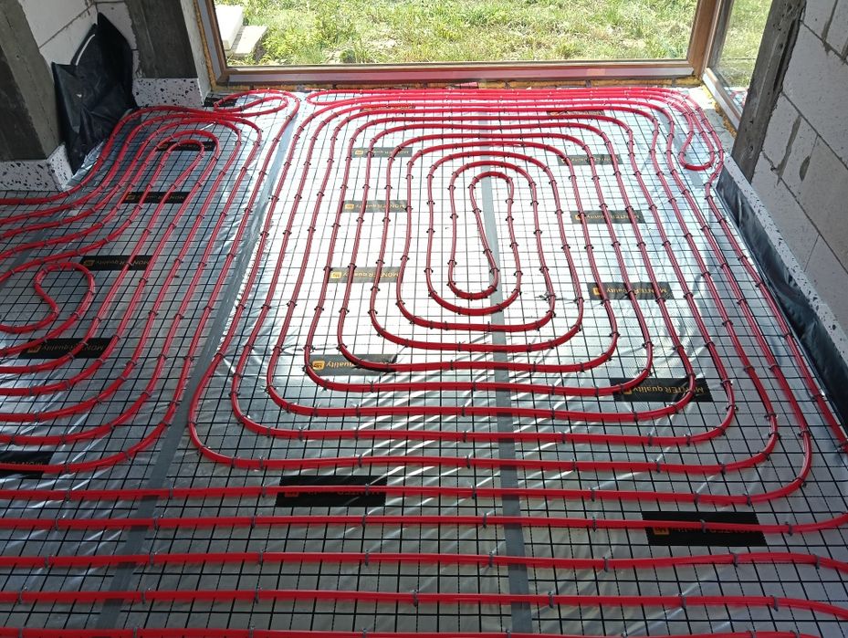 Hydraulik ogrzewania podłogowe. Wodno kanalizacyjne