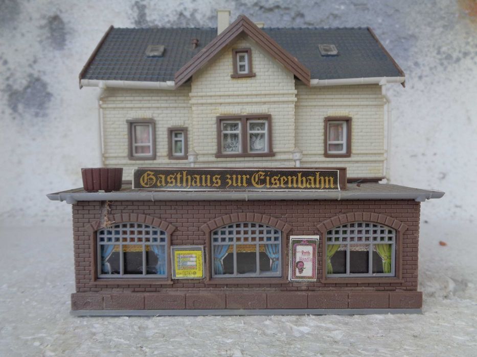 1:87 Vollmer Predio restaurante para pista de comboio