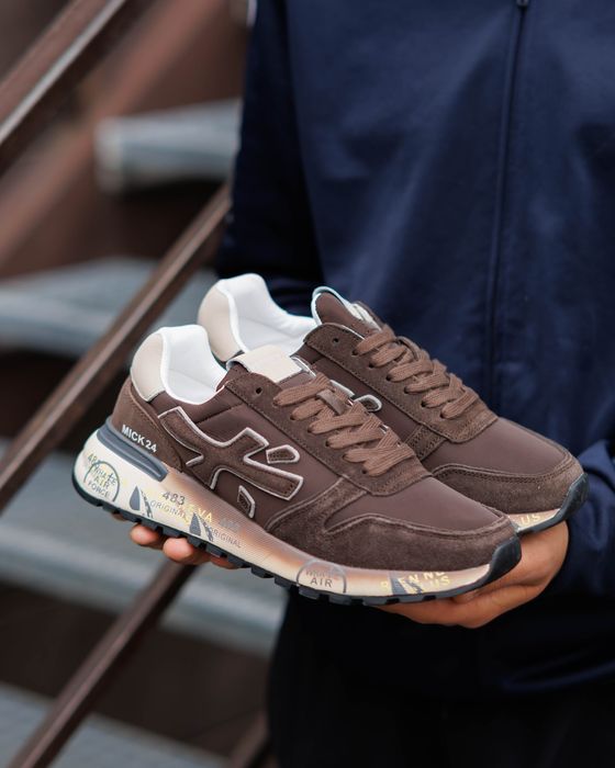 Кросівки Premiata Mick 24 Brown premium | Кроссовки чоловічі