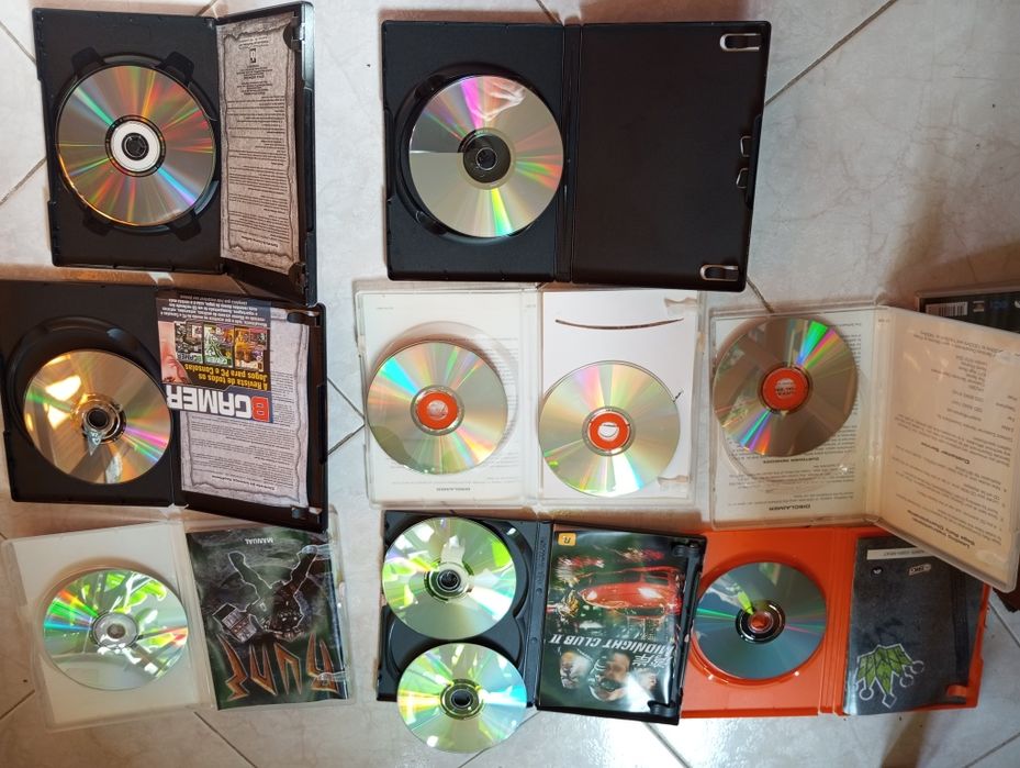 Jogos PC CD-ROM originais Sega Rally 2,Nascar, Drive,Midnight Club ll