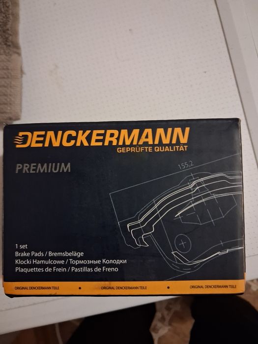 B110041 Denckermann Гальмівні колодки задні