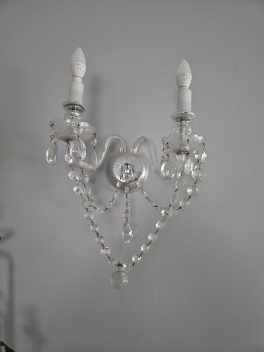 Kinkiet Kryształ 2 ramienny.