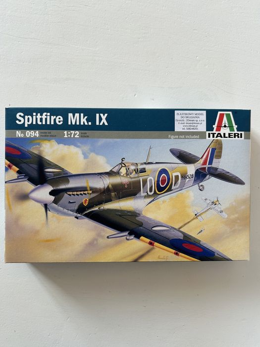 Samolot Spitfire Mk. IX model do sklejenia Italeri 0094