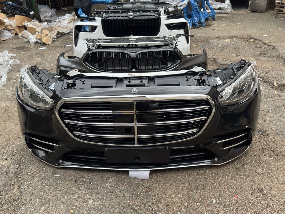 Бампер в сборе mercedes w223/решетка радиатора mercedes w223