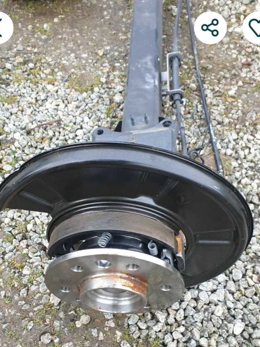 Mercedes Sprinter A910 belka zawieszenia tył piasty