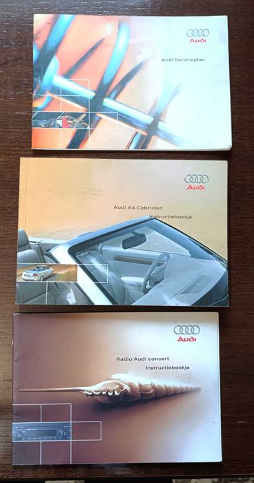 Instrukcja obsługi książka  audi a4 b6 cabriolet serwiss