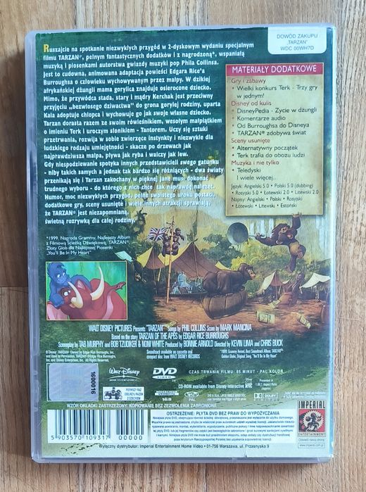Film DVD Disney Tarzan