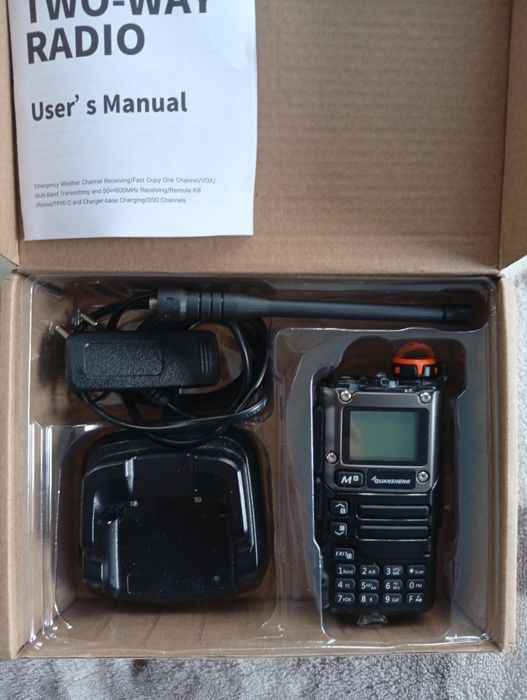 Продам радіостанцію Quanshenq UV-K 5  -8 з прошивкою EGZUMER