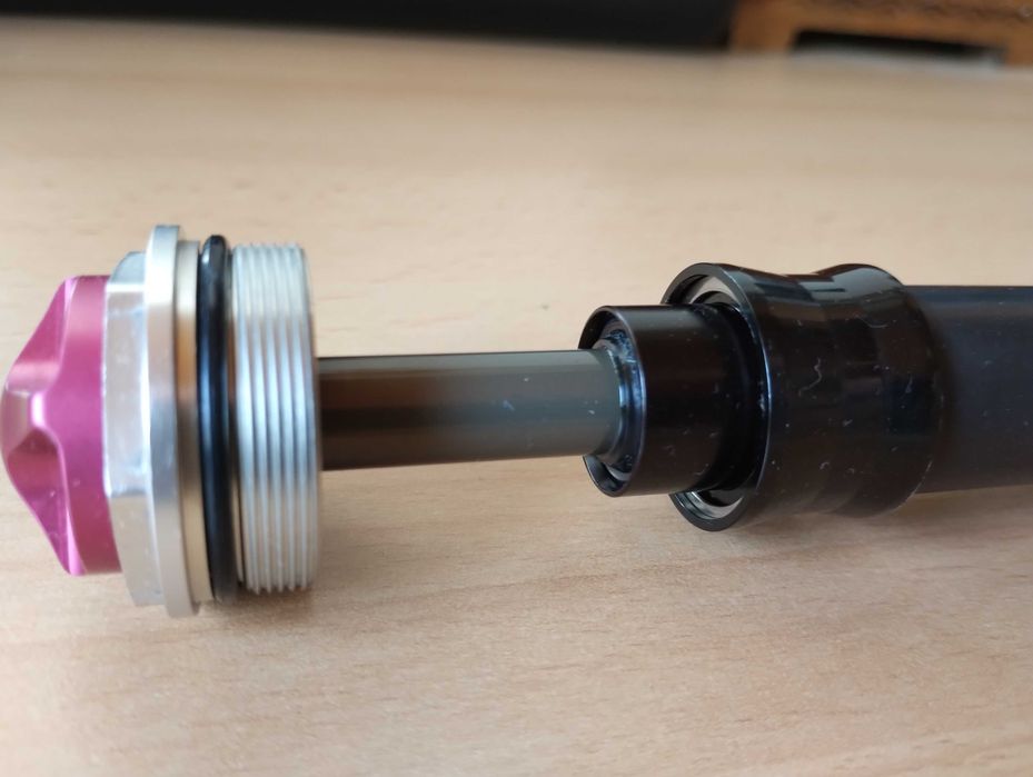 Fox TerraLogic 150mm tłumik uszkodzony na części z Fox 32 29" id:CZYC