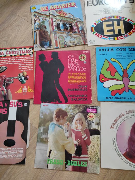Discos vinil conjunto de 8 discos