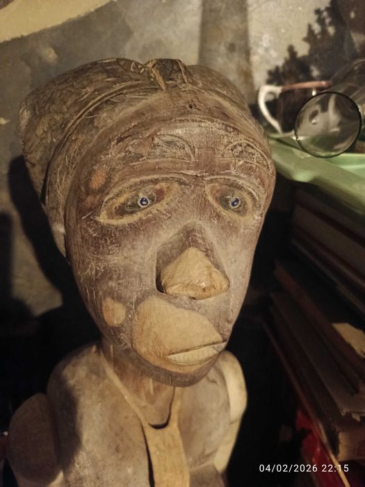Escultura tribal Centenária Mossi 127 cm Burkina Faso