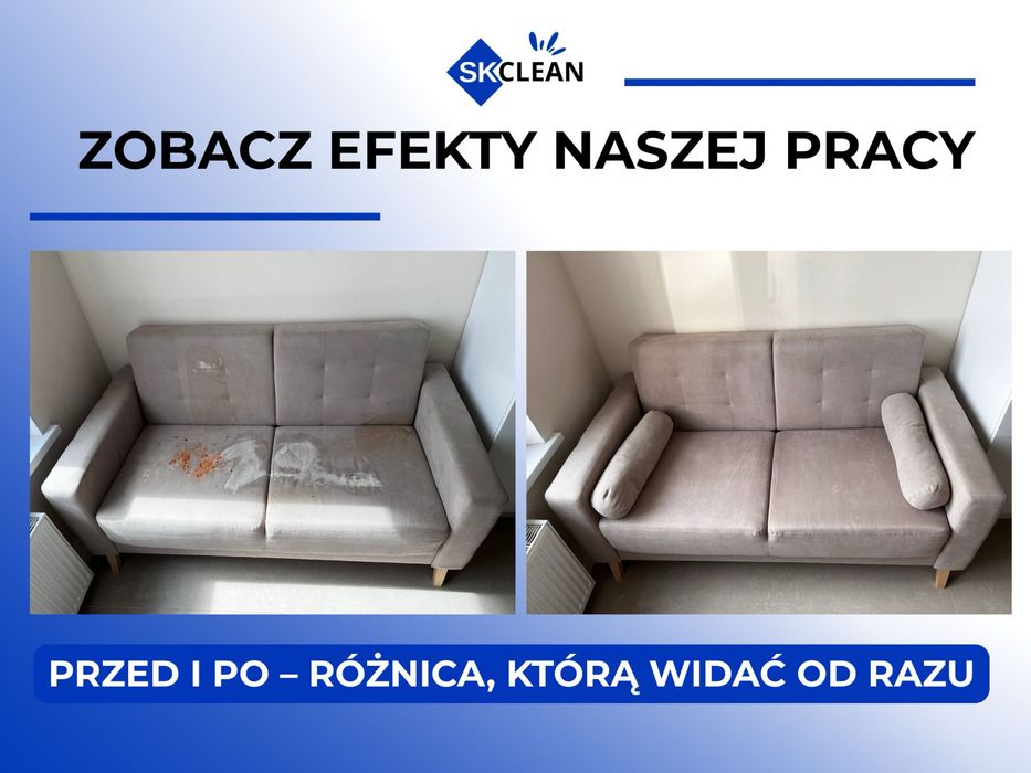 Pranie, czyszczenie tapicerki meblowej oraz samochodowej