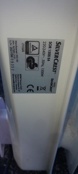 Aquecedor a óleo