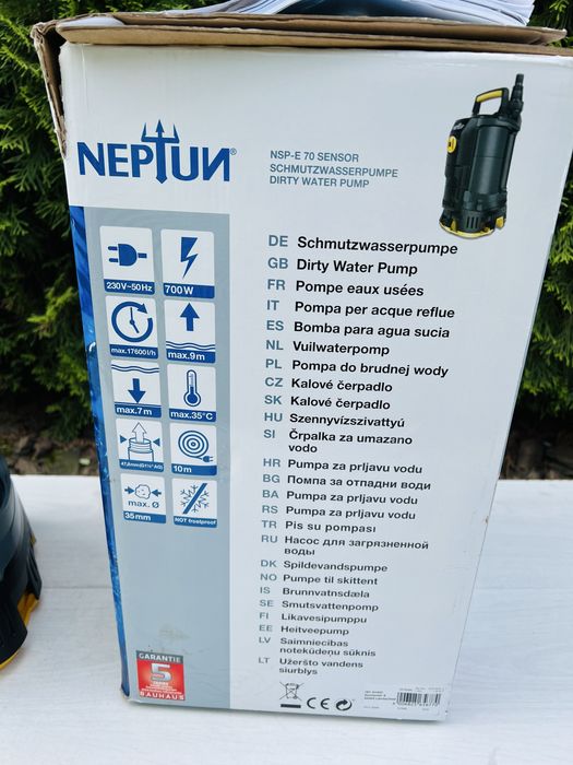 Насос для брудної води Neptun NPS-E 70 з Німеччини