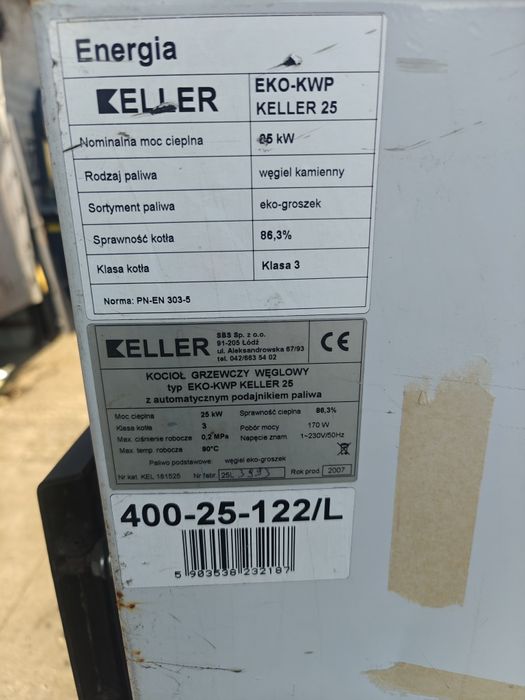 Części do pieca piec na groszek z podajnikiem  25 kw