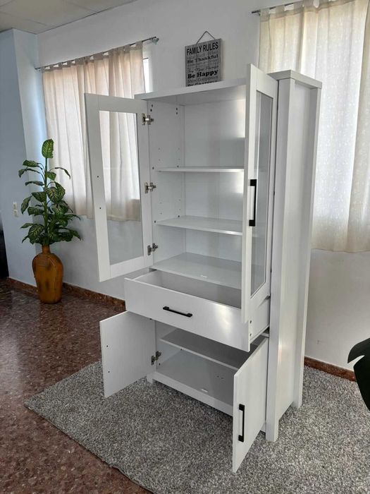 Vitrine branca - Envio gratis