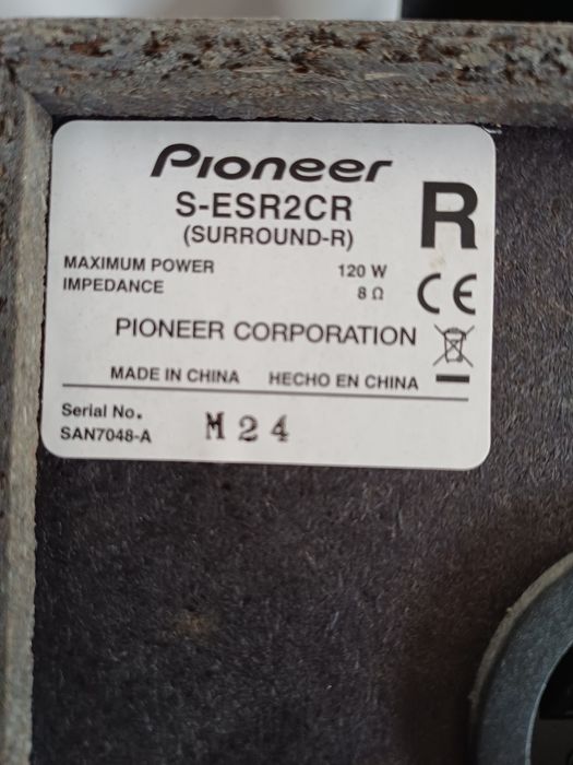 Zestaw głośnikow pionner S-ESR2