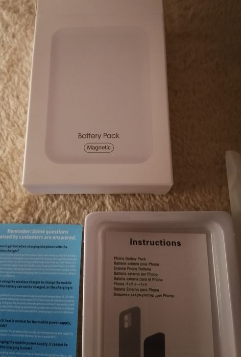 Powerbank Magnetico sem Fio para IPhone Apple - Bateria Externa