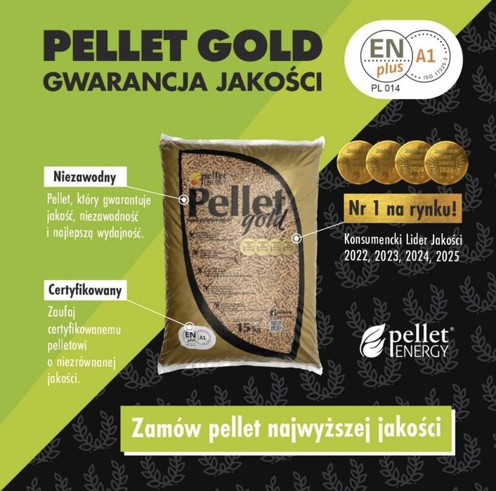 Pellet Energy Gold A1 ENplus - Pelet Lider Jakości