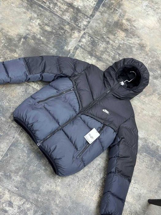 !SALE! Пуховик Nike NSW Storm-Fit Grey/Blue S M L XL XXL найк куртка