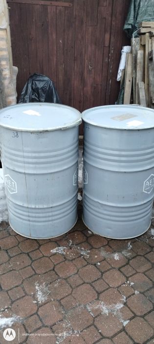 Beczka, beczki metalowe 200 litrów